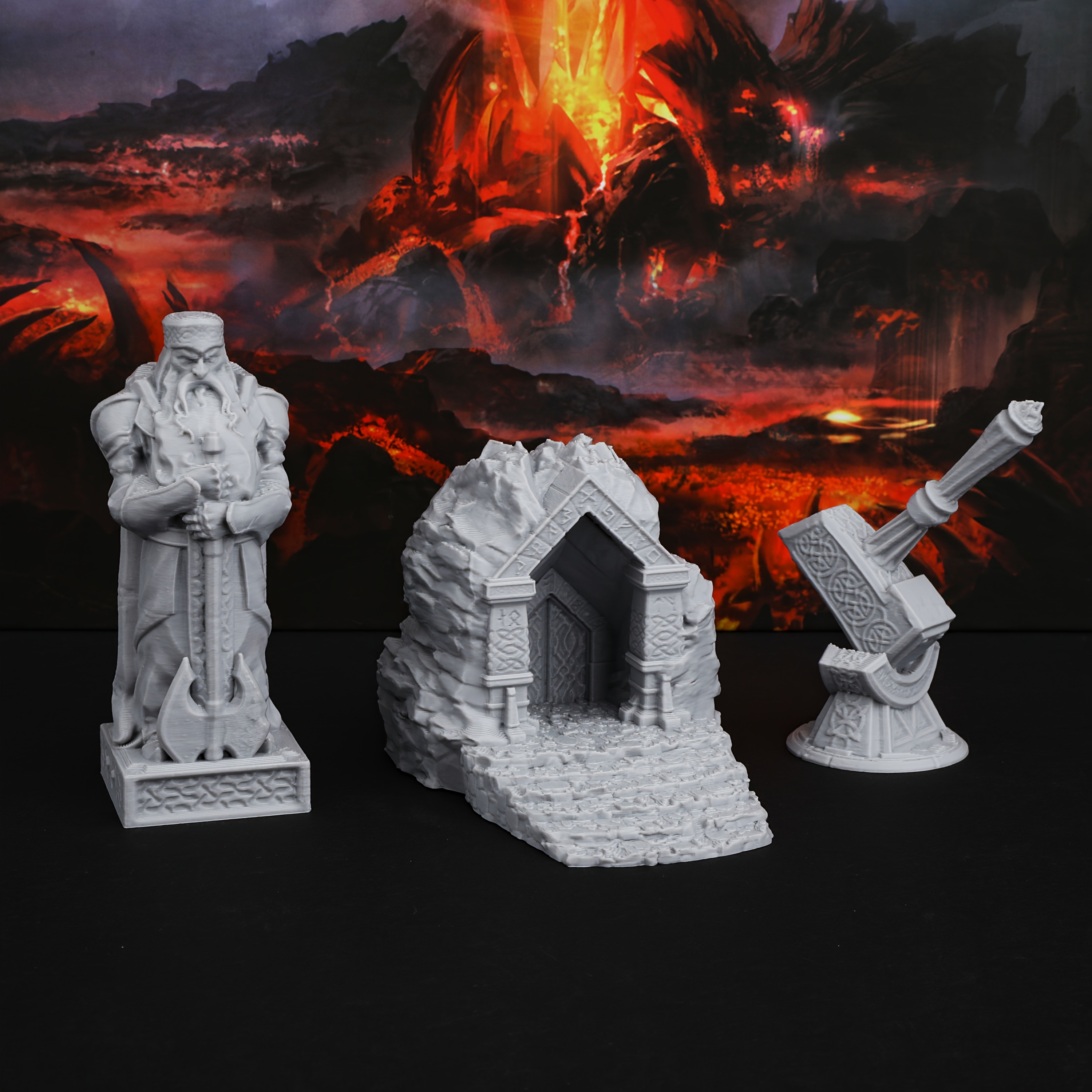 Miniature Terrain Set - RPG Dwarven Kingdom Miniature Terrain Set,
