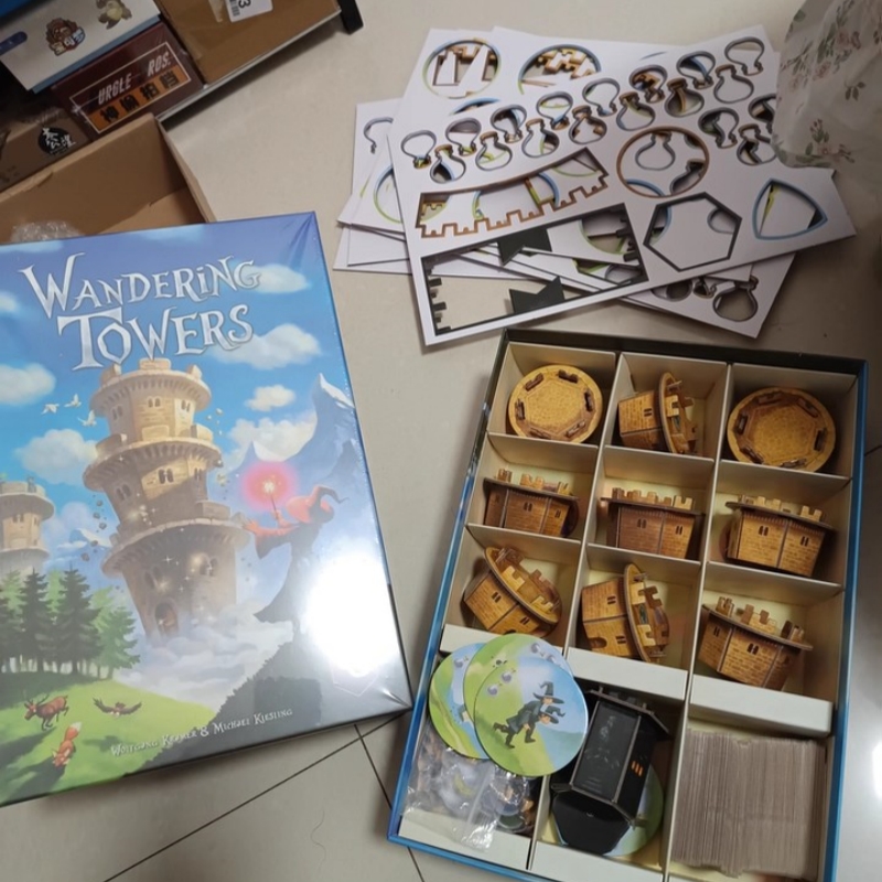 Board Game Family - Wandering Towers Strategy Board Game 1-6