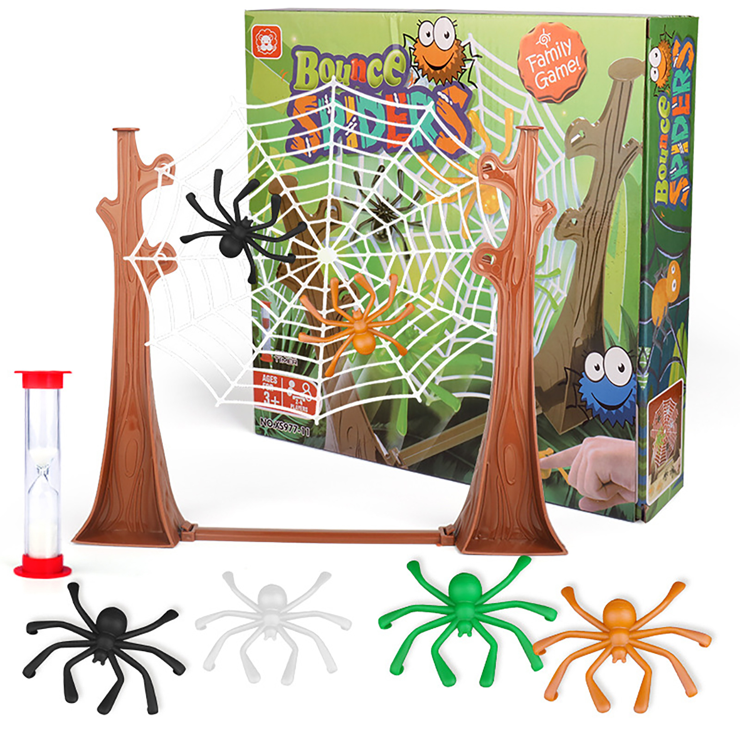 Board Game Web - Bouncing Spider Game Parent Child Interaction