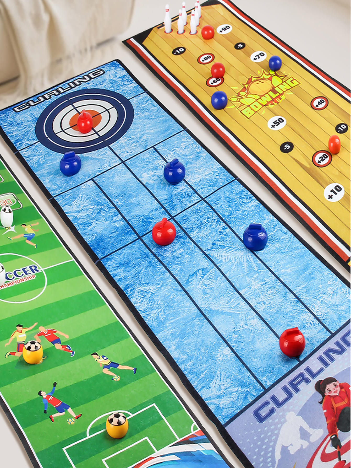 Strategy Board Game - Kids Board Games, Tabletop Curling Strategy