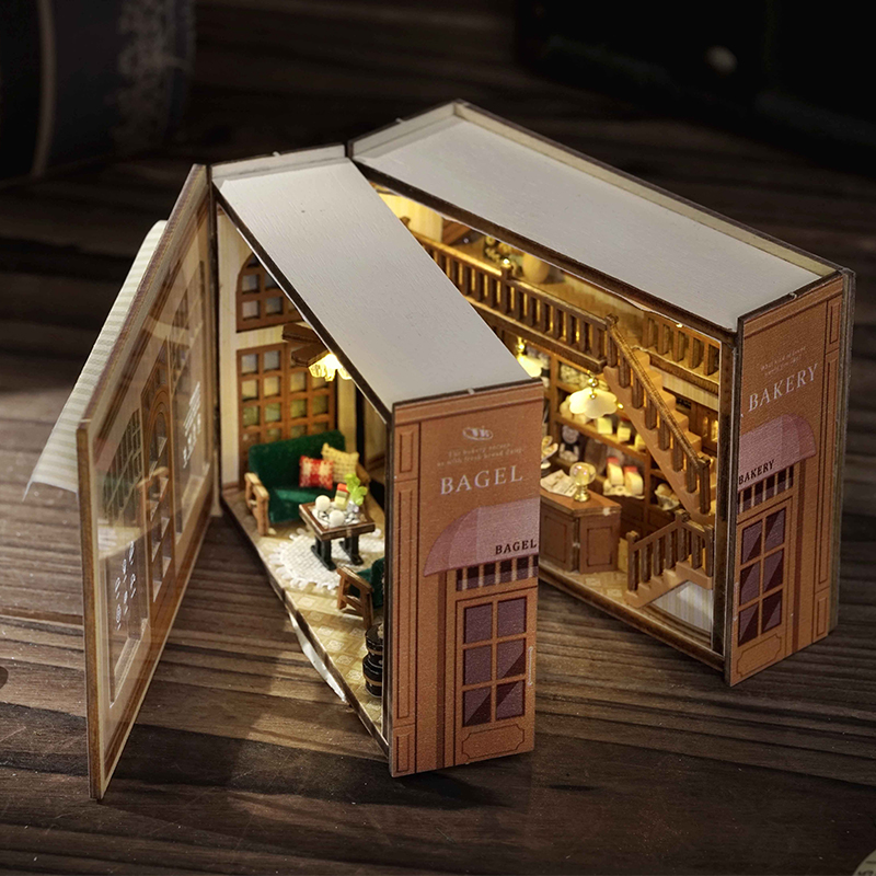 DIY Wooden Miniature Model Kit - Miniature Terrain Set ulasan dan harga