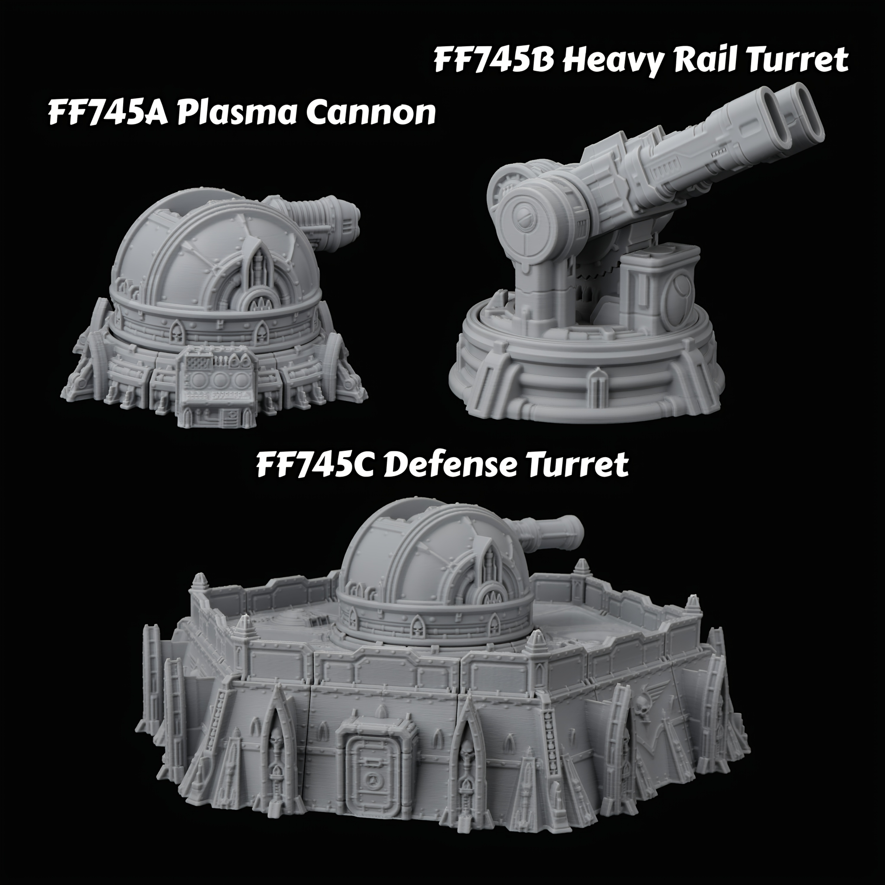 TTRPG Sci-Fi Defense Miniature - Miniature Terrain Set ulasan dan harga