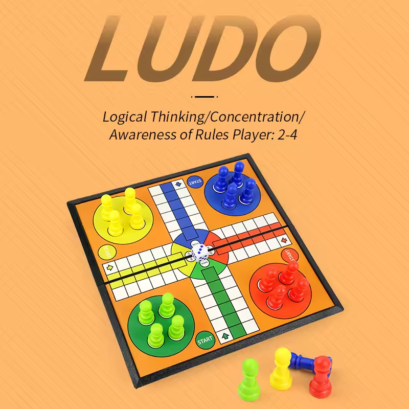 Ludo Game Set Strategy Game Pa - Board Game Family ulasan dan harga