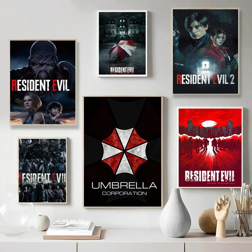 Poster Prints R-Residents Movi - Board Game Resident Evil ulasan dan harga