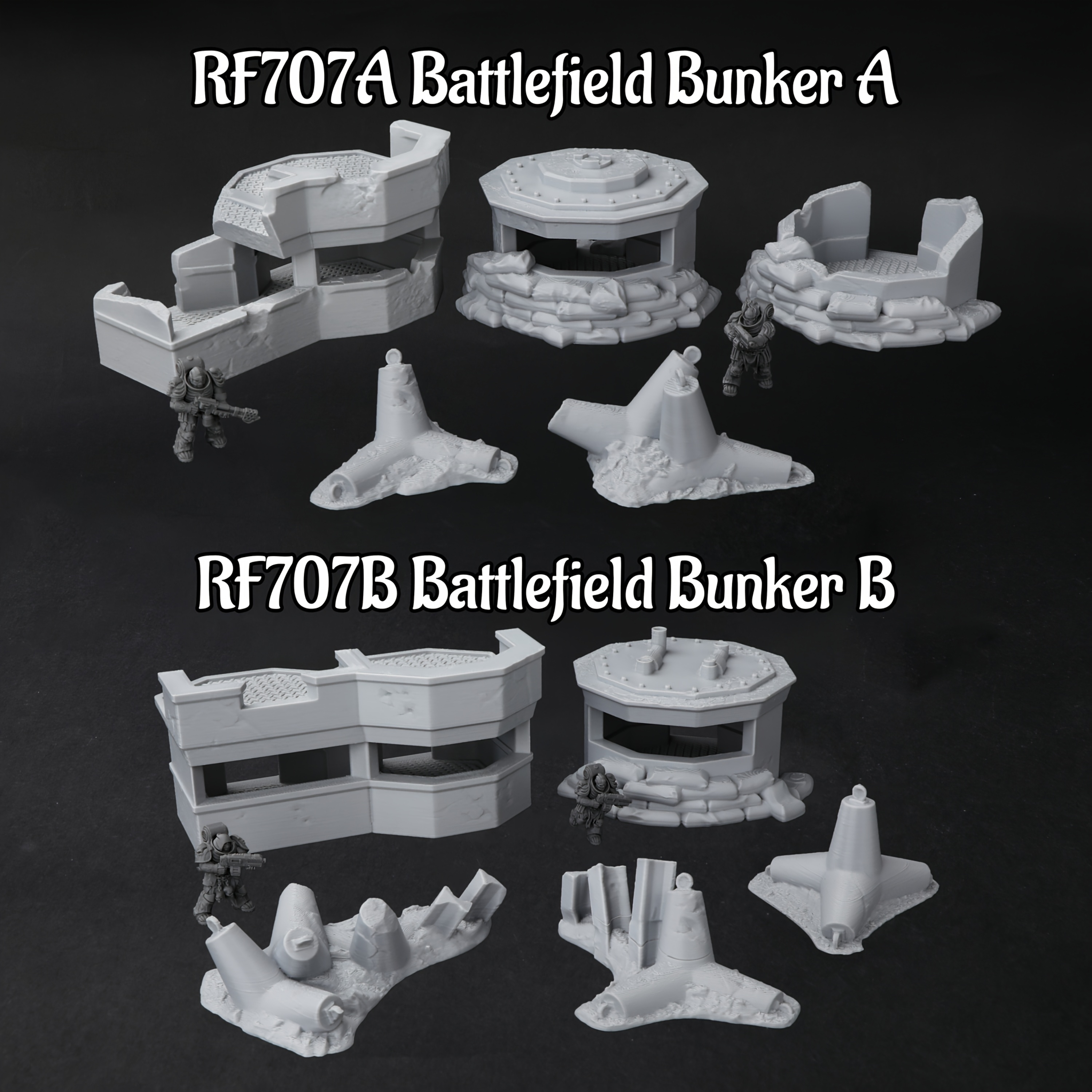 Sci-Fi Modular Battlefield Bun - Miniature Terrain Set ulasan dan harga