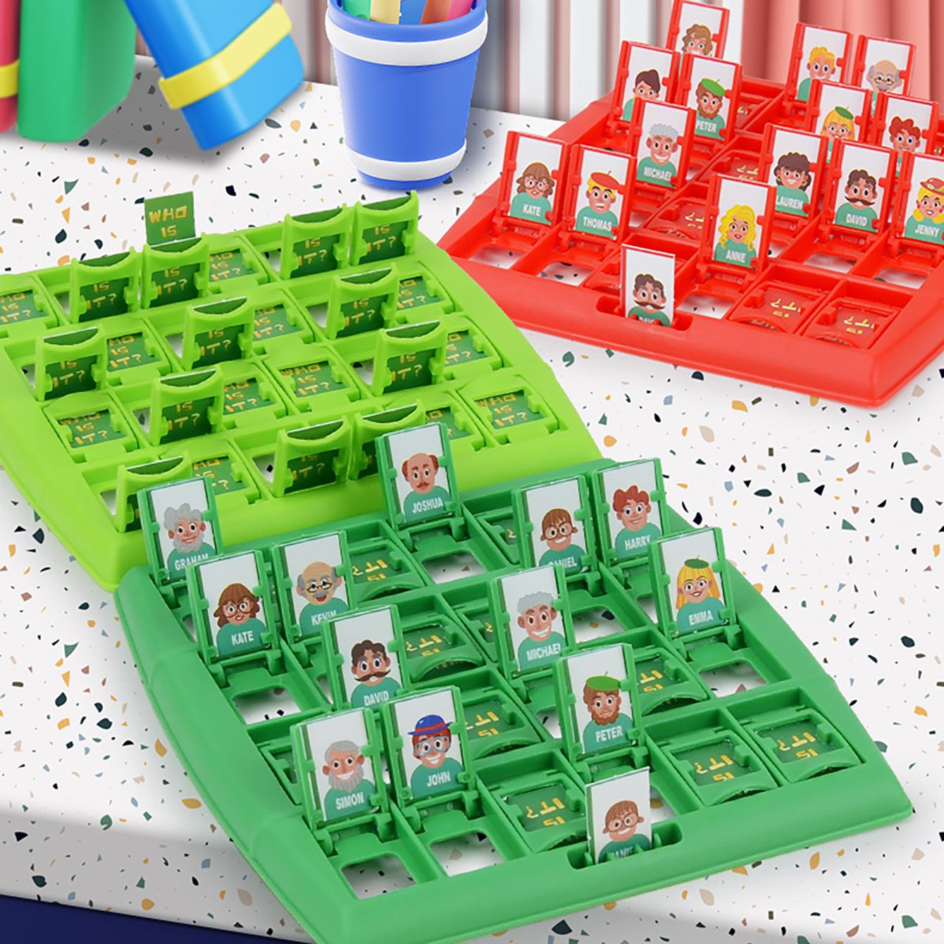 Family Guessing Board Game Who - Board Game Family ulasan dan harga