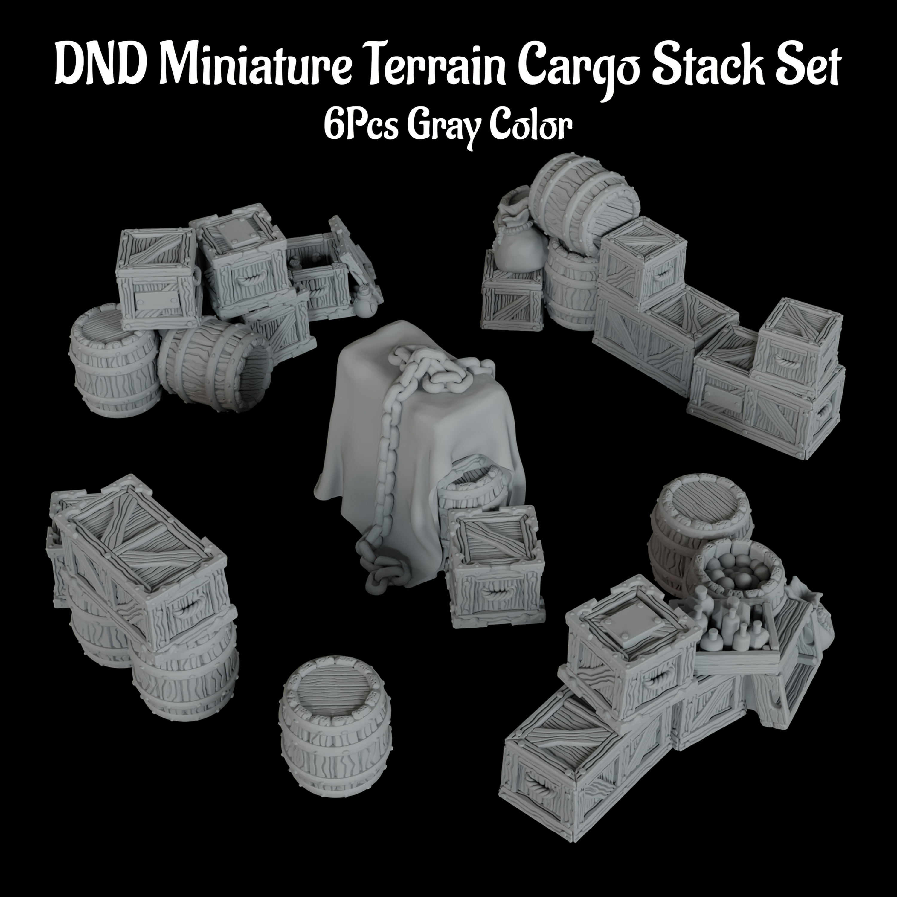 RPG Terrain Accessories, RPG M - Miniature Terrain Set ulasan dan harga