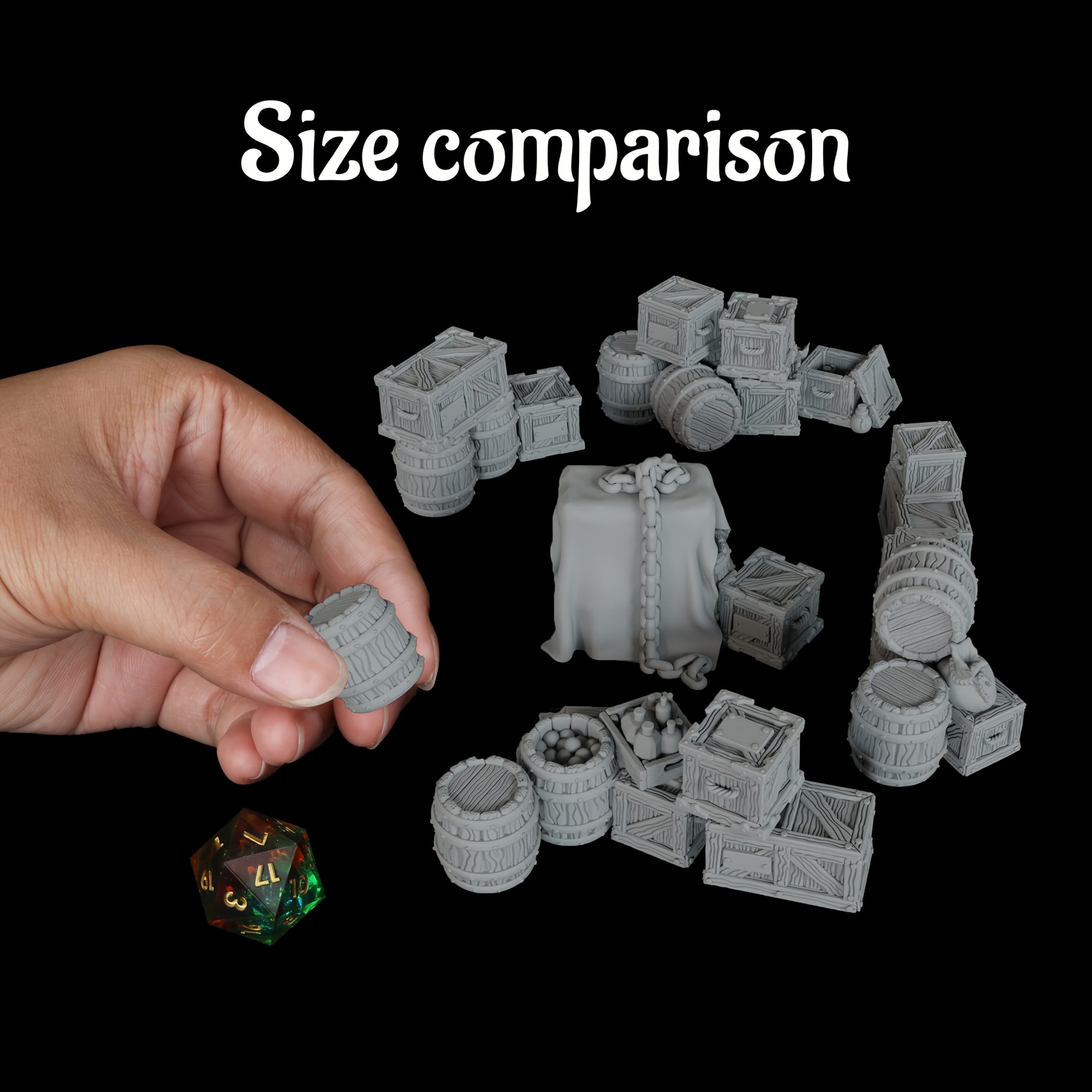 RPG Terrain Accessories, RPG M - Miniature Terrain Set ulasan dan harga