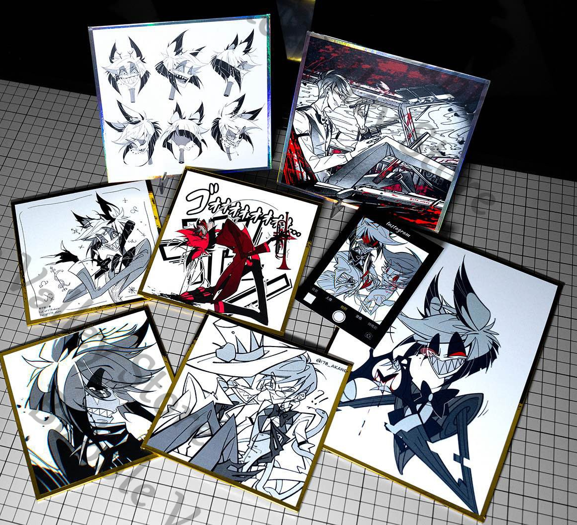 Anime Hazbin Hotel Alastor Luc - Board Game Illustrator ulasan dan harga