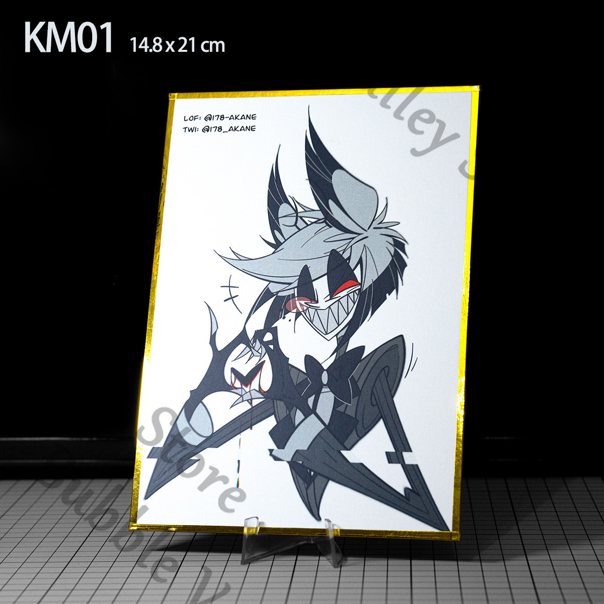 Anime Hazbin Hotel Alastor Luc - Board Game Illustrator ulasan dan harga