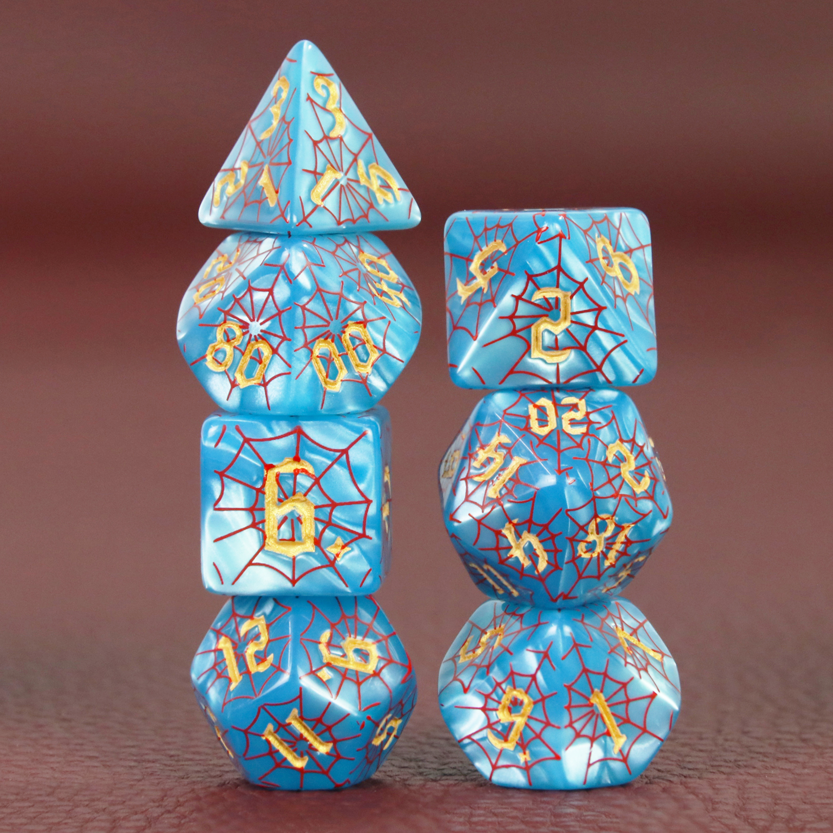 Polyhedral DND Dice Set in Spi - Board Game Web ulasan dan harga