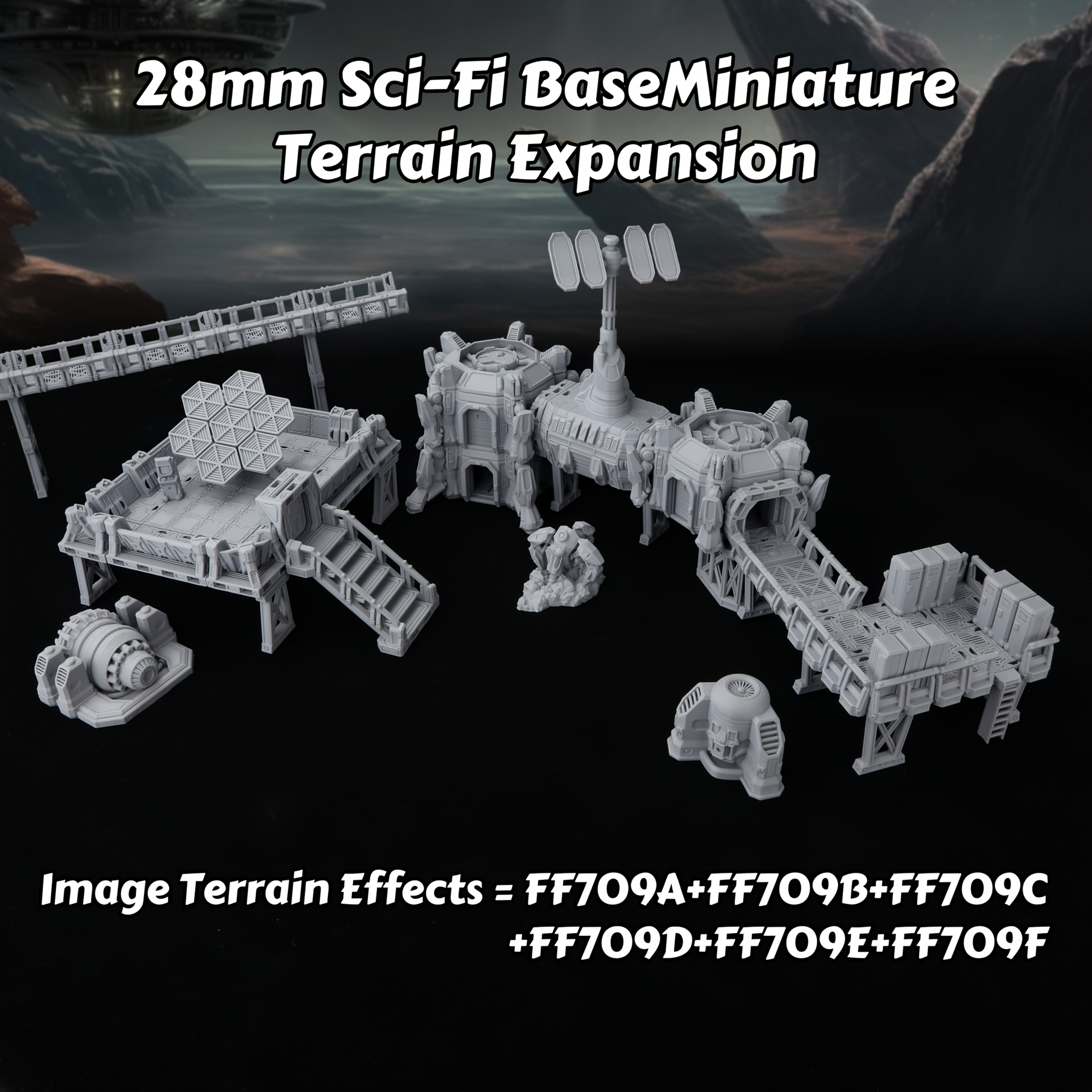 Epical Sci-Fi Terrain Set for  - Miniature Terrain Set ulasan dan harga