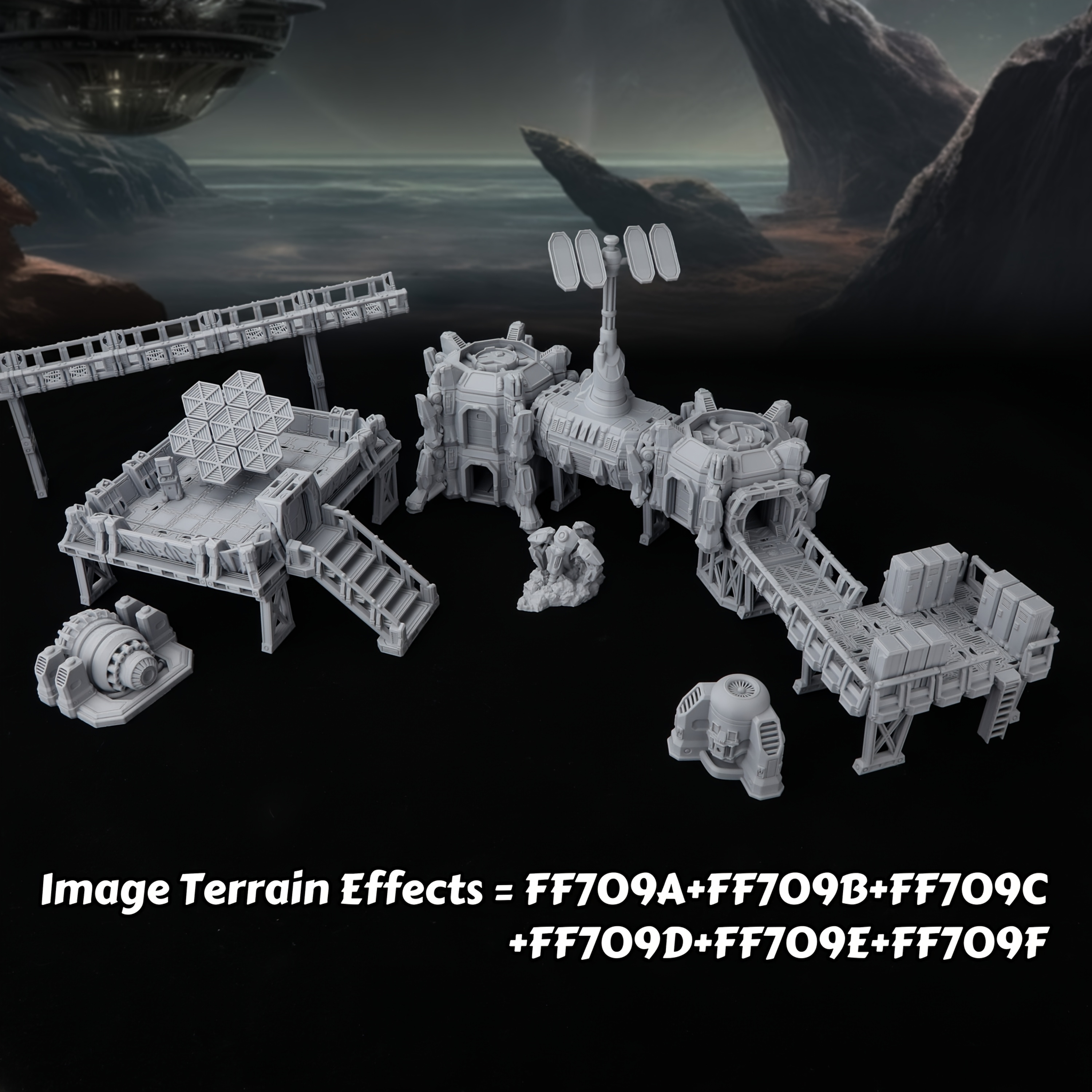 Epical Sci-Fi Terrain Set for  - Miniature Terrain Set ulasan dan harga