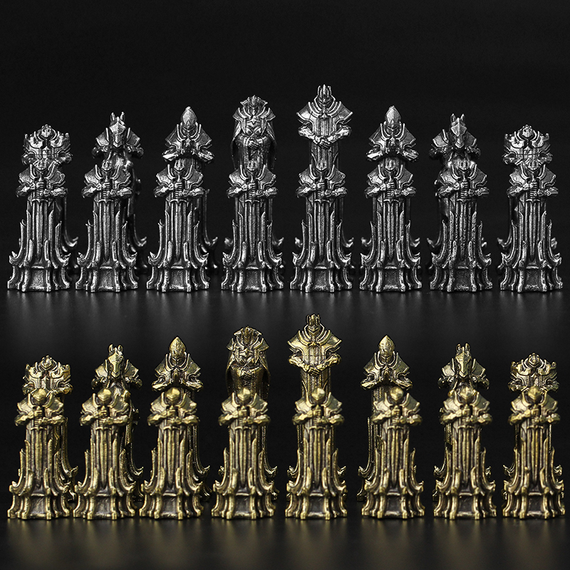 Metal Board Game Pieces Set Ki - Board Game Queen ulasan dan harga