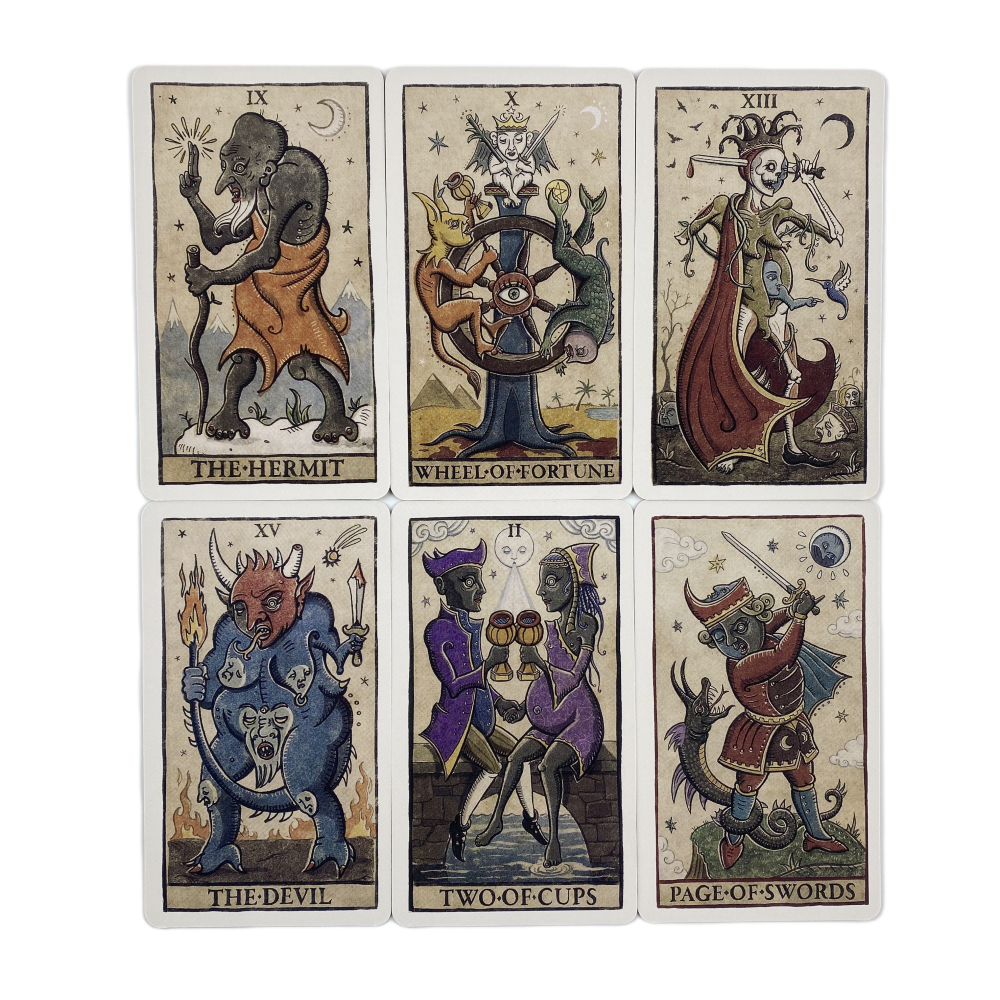 Moon Tarot Della Luna Deck Car - Board Game Illustrator ulasan dan harga