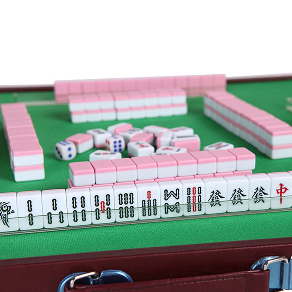 Portable Travel Mini Mahjong S - Board Game Family ulasan dan harga