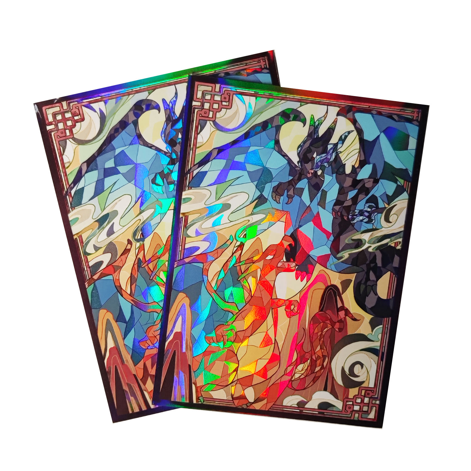 60ct Holo Card Sleeves 66x91mm - Board Game Illustrator ulasan dan harga