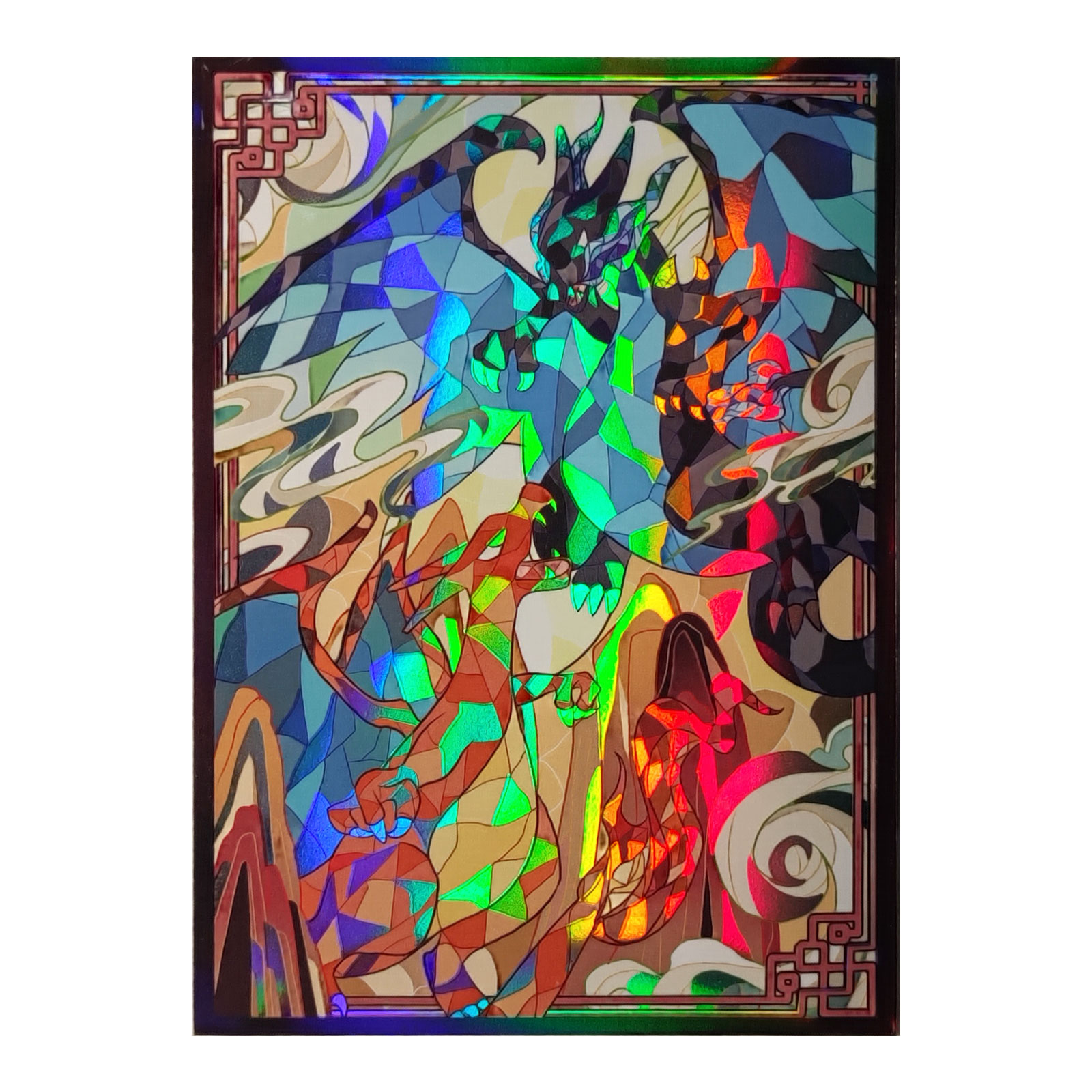 60ct Holo Card Sleeves 66x91mm - Board Game Illustrator ulasan dan harga