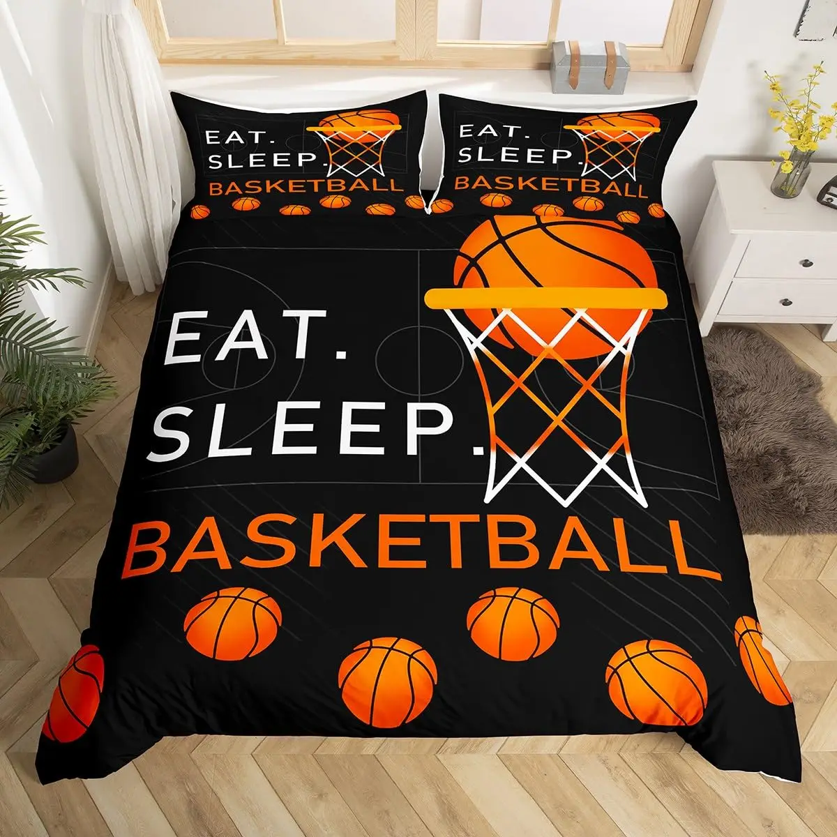 Basketball Duvet Cover Twin Qu - Board Game Queen ulasan dan harga