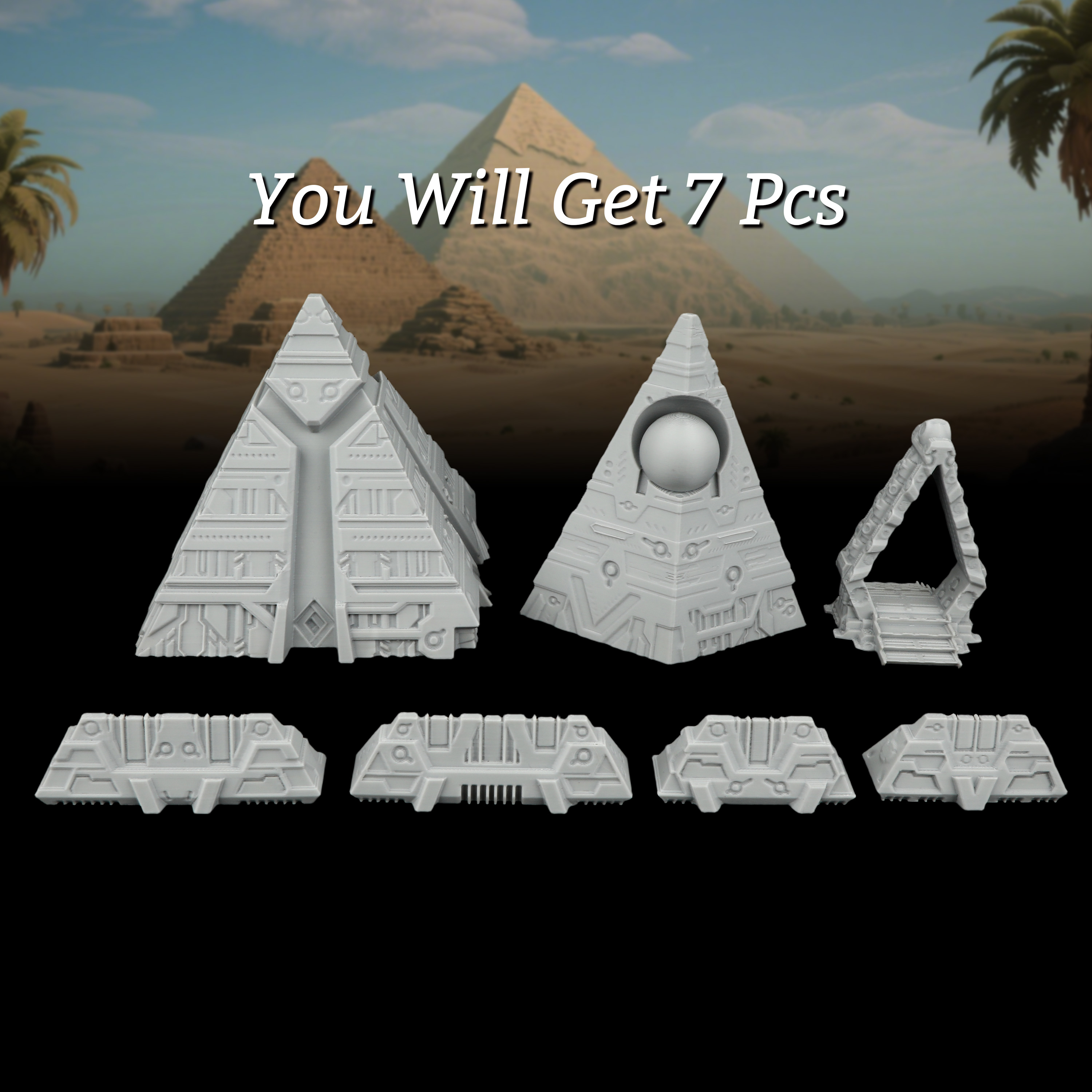 Sci-Fi Terrain Scene Miniature - Miniature Terrain Set ulasan dan harga