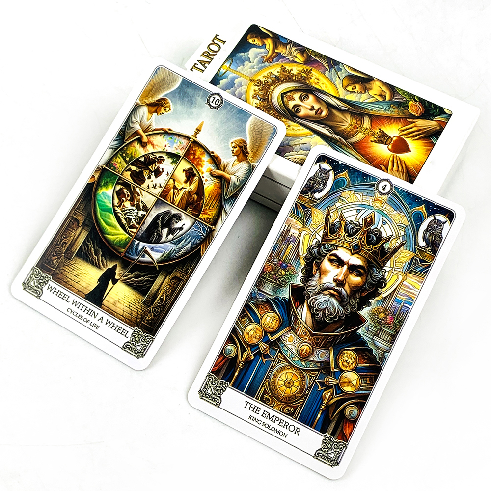 New Tarot Cards Vibrant Illust - Board Game Illustrator ulasan dan harga