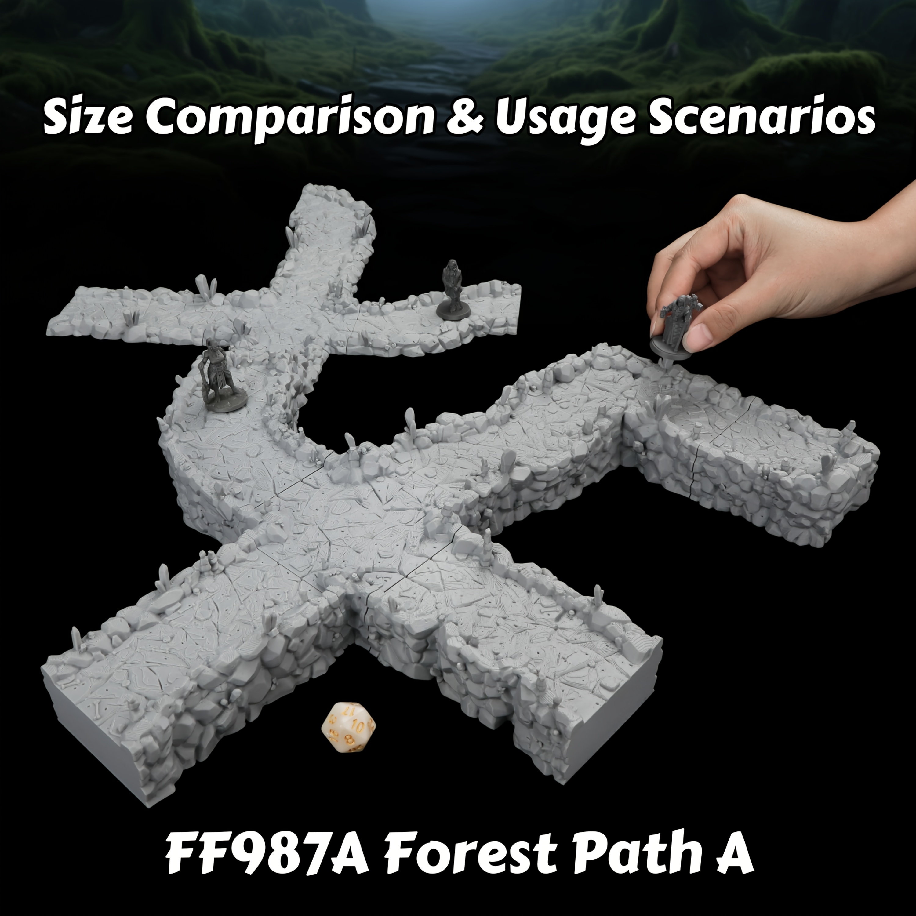 Stone Road Miniature Terrain S - Miniature Terrain Set ulasan dan harga