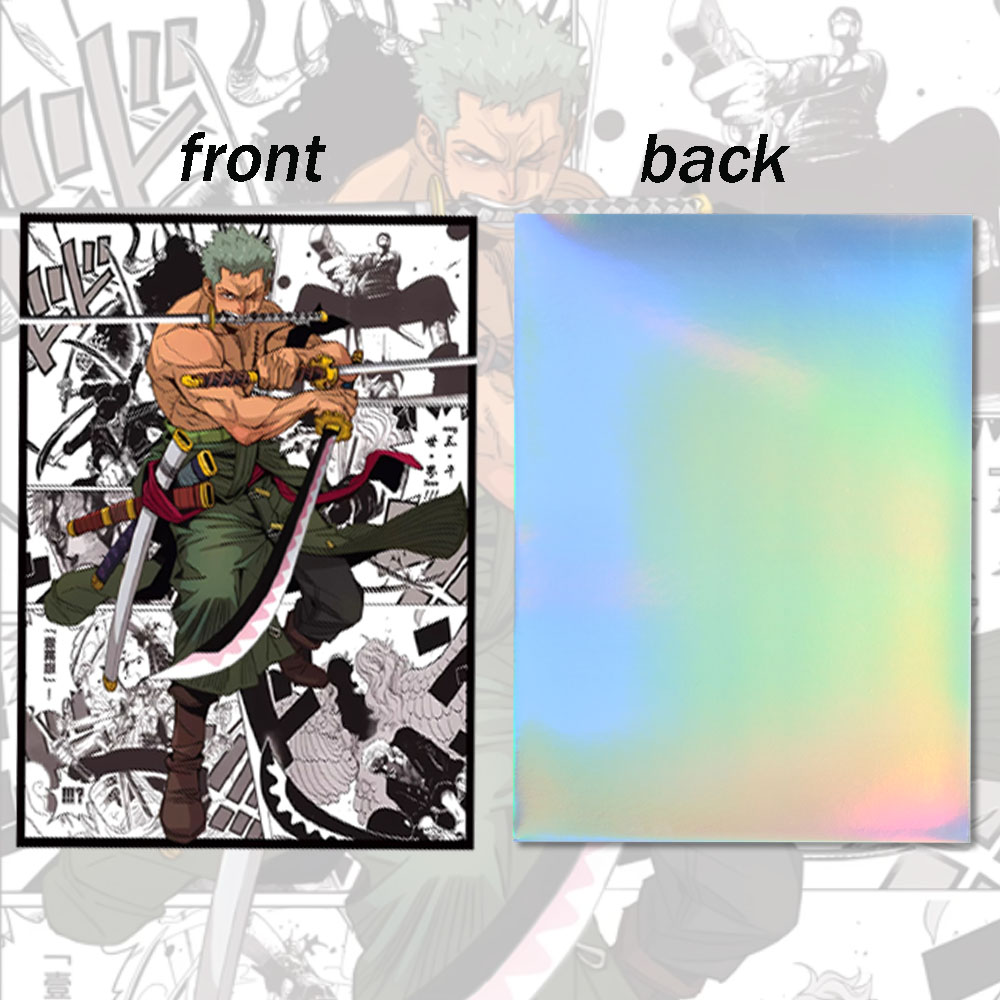 60PCS 66x91mm One Piece Anime  - Board Game Illustrator ulasan dan harga