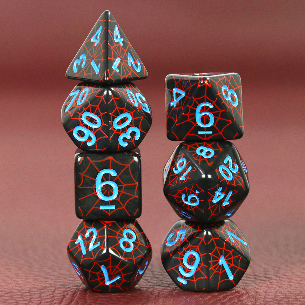DND Dice Set 7pcs D4-D20 Polyh - Board Game Web ulasan dan harga