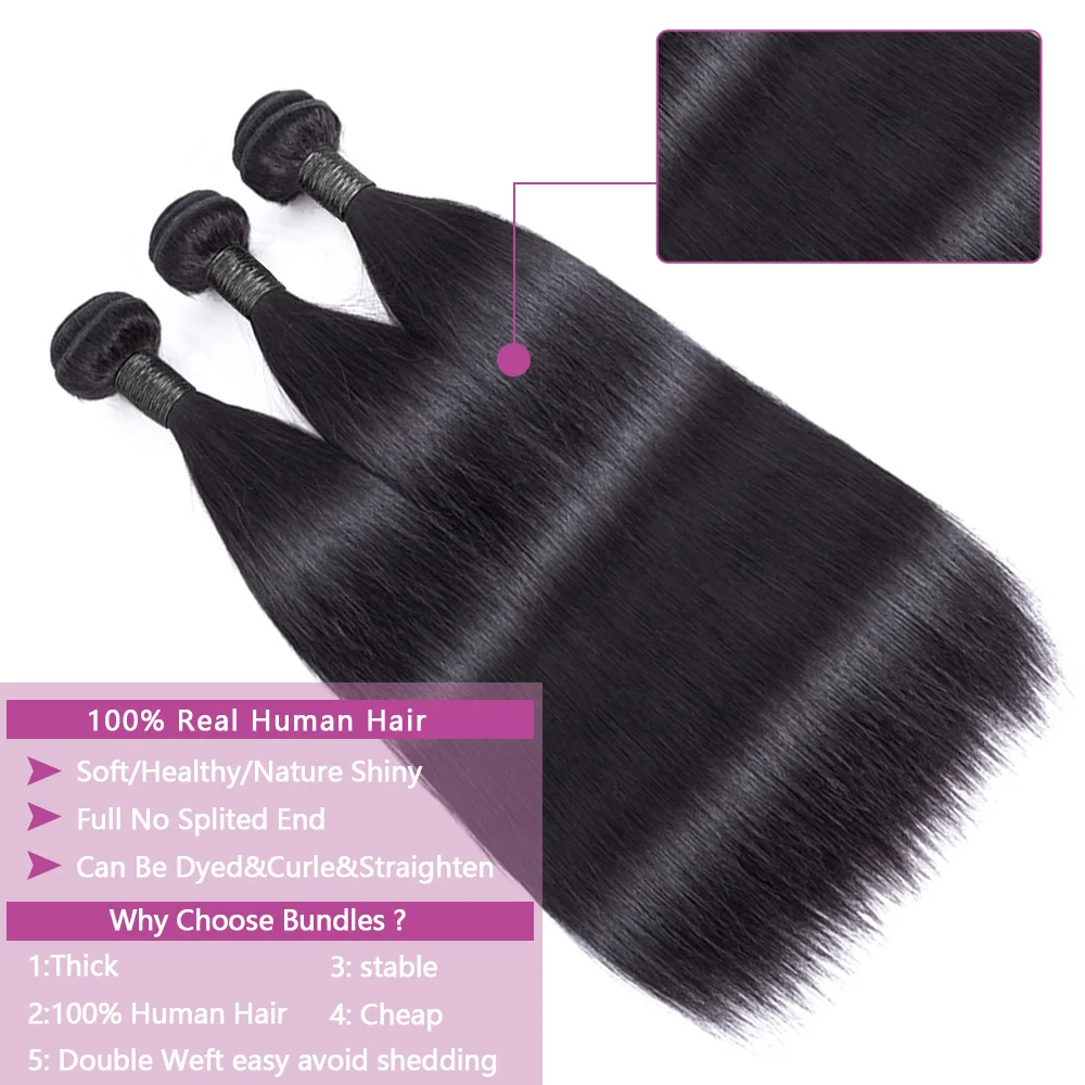 24 26 28 Inch Human Hair Bundl - Board Game Queen ulasan dan harga