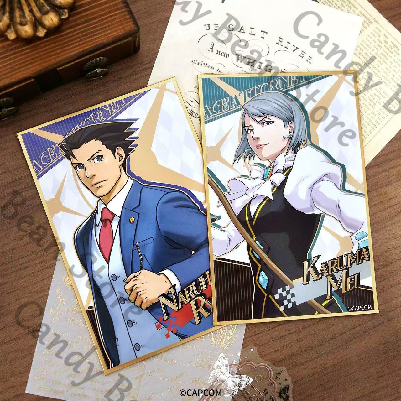 Genuine Anime Ace Attorney Mil - Board Game Illustrator ulasan dan harga