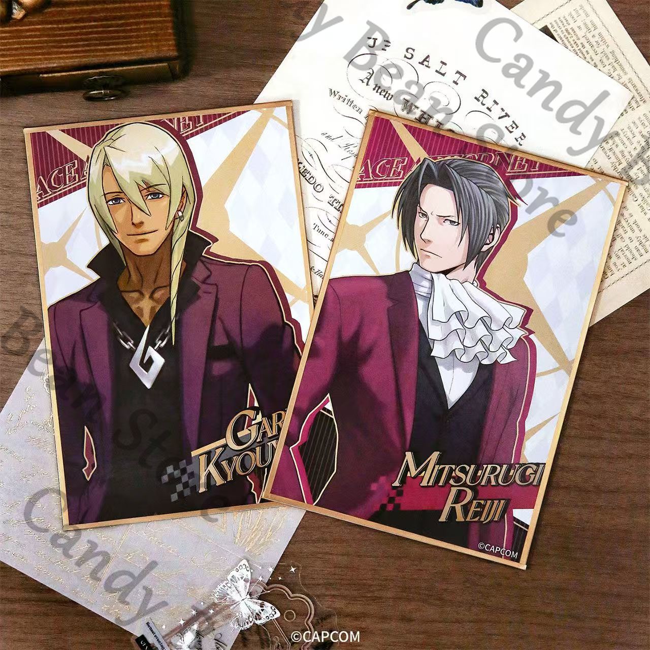 Genuine Anime Ace Attorney Mil - Board Game Illustrator ulasan dan harga