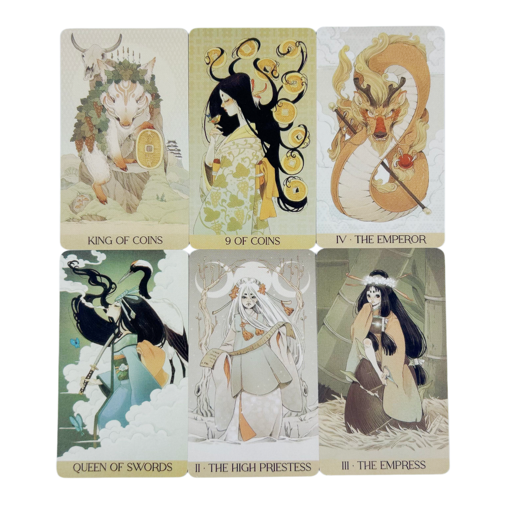 Yokai Tarot Deck 78 Pcs Cards  - Board Game Illustrator ulasan dan harga