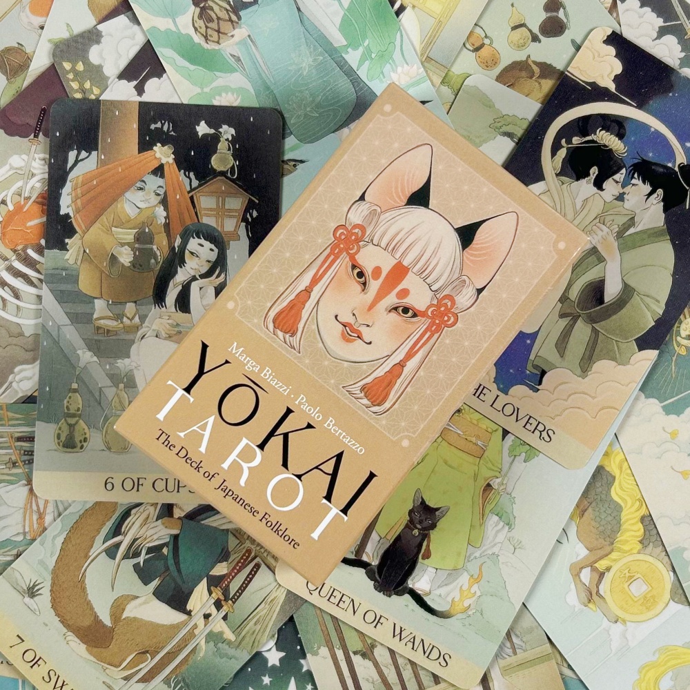 Yokai Tarot Deck 78 Pcs Cards  - Board Game Illustrator ulasan dan harga