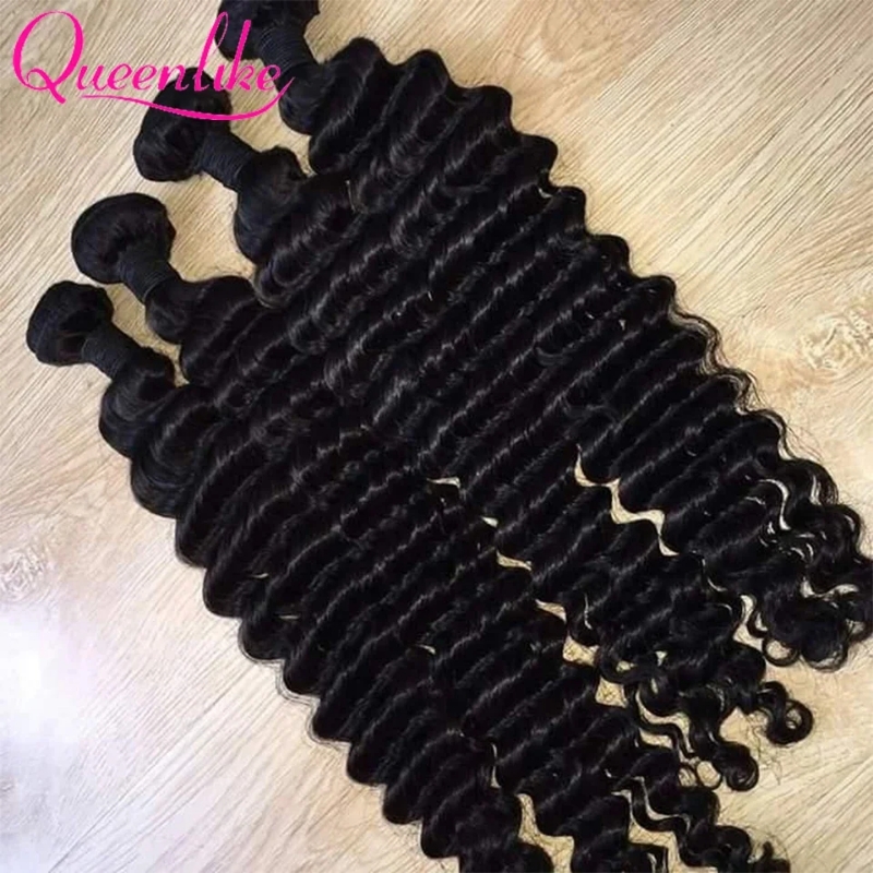 Queenlike Deep Wave Human Hair - Board Game Queen ulasan dan harga