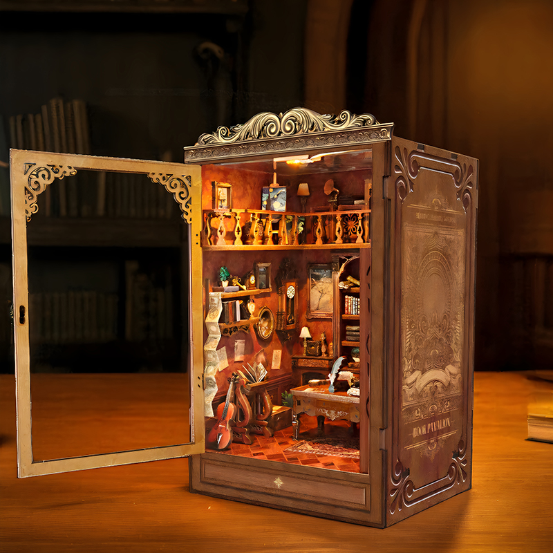 DIY Book Nook Shelf Insert Tim - Miniature Terrain Set ulasan dan harga