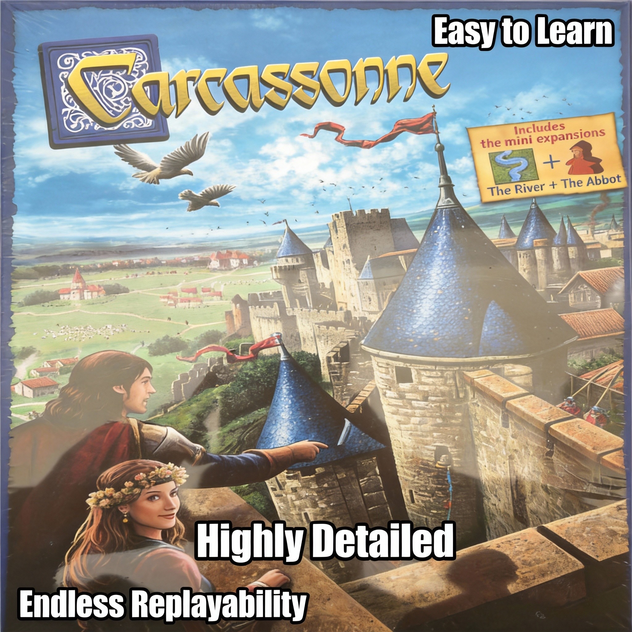 Carcassonne （English Edition）  - Strategy Board Game ulasan dan harga