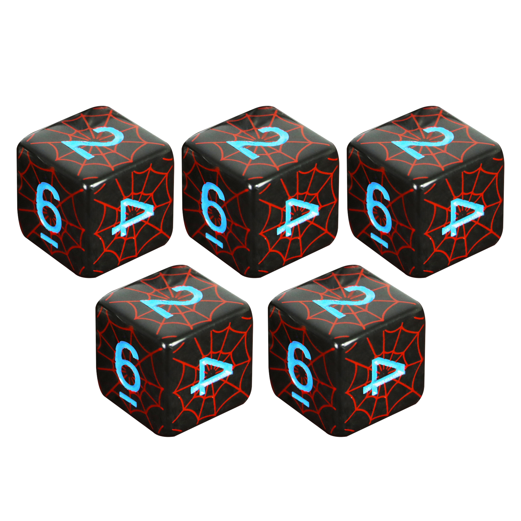 5pcs/set 6 Sided Dice D6 Digit - Board Game Web ulasan dan harga