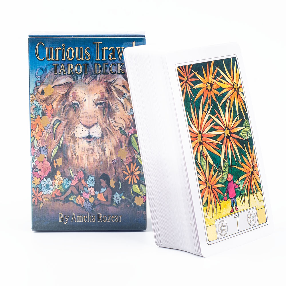 Curious Travels Tarot 10.3*6cm - Board Game Illustrator ulasan dan harga