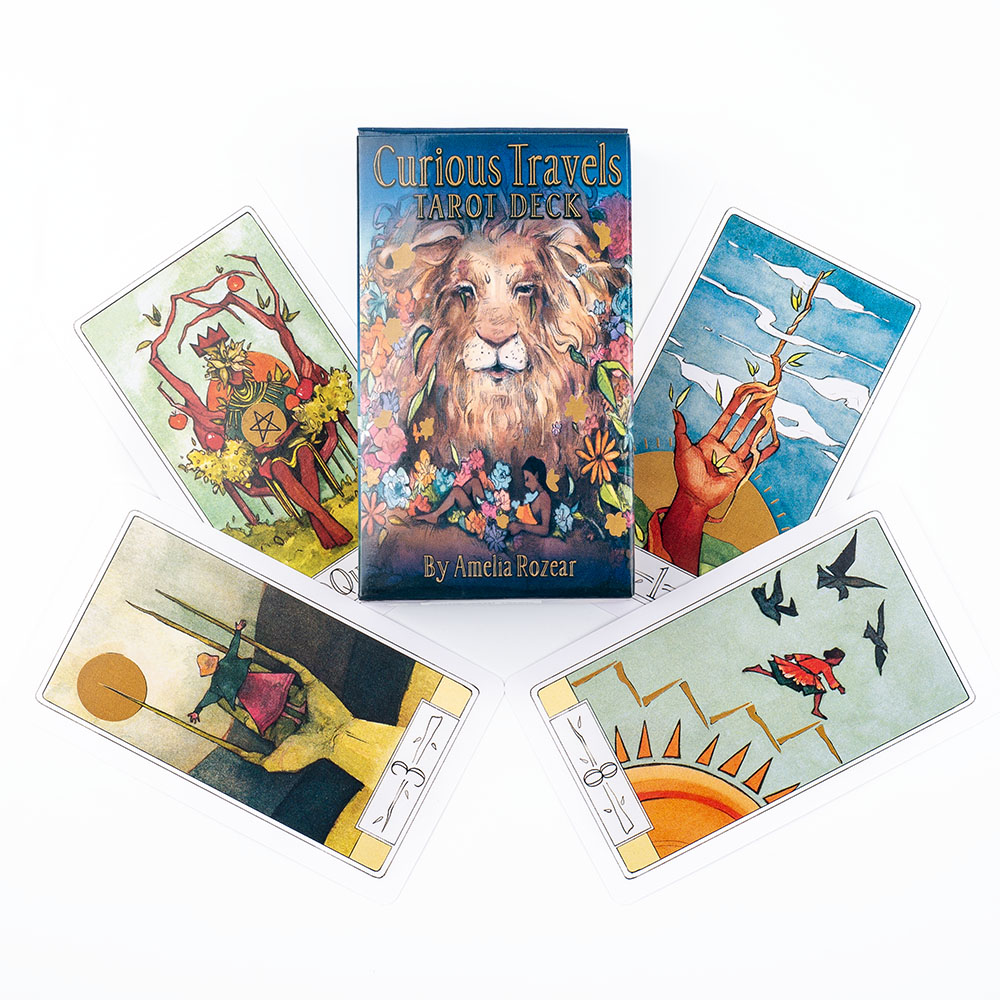 Curious Travels Tarot 10.3*6cm - Board Game Illustrator ulasan dan harga