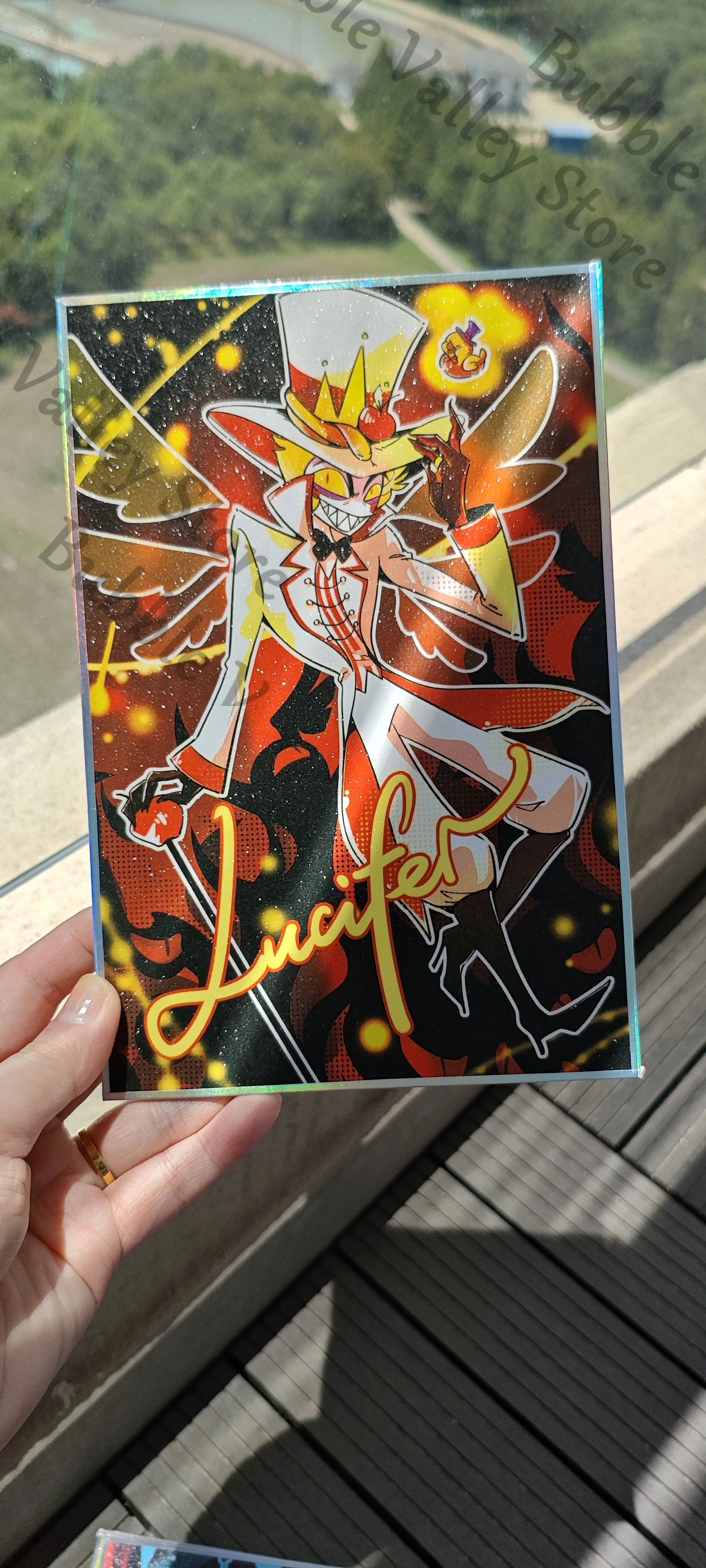 Hazbin Hotel Alastor Vox Adam  - Board Game Illustrator ulasan dan harga