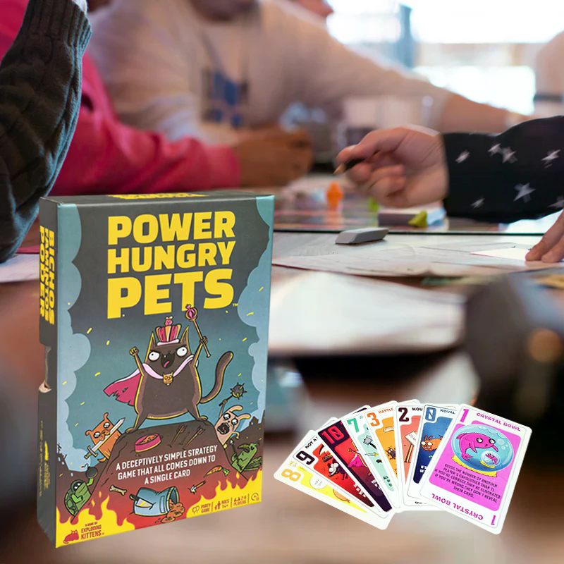 Power Hungry Pets Card Game Fa - Strategy Board Game ulasan dan harga
