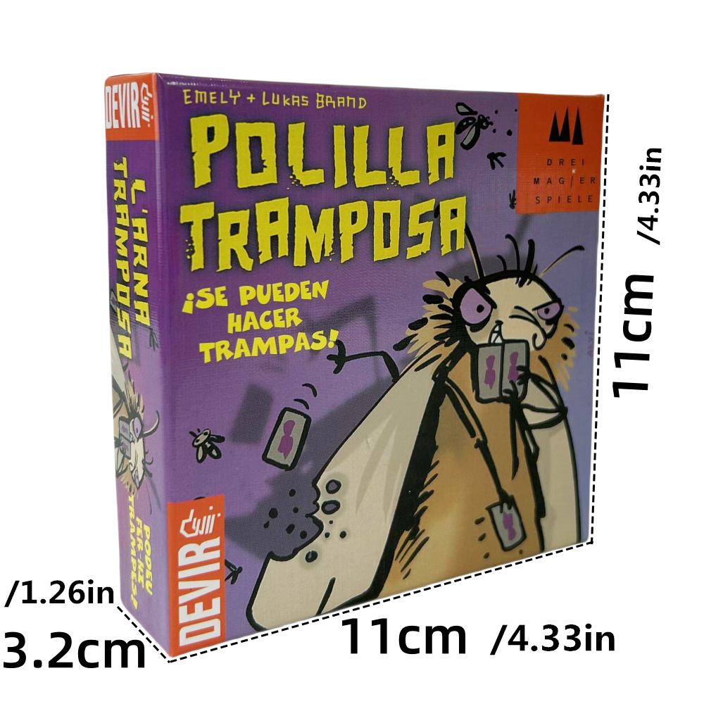 Mogel Motte Polilla Cards Boar - Board Game Wingspan ulasan dan harga