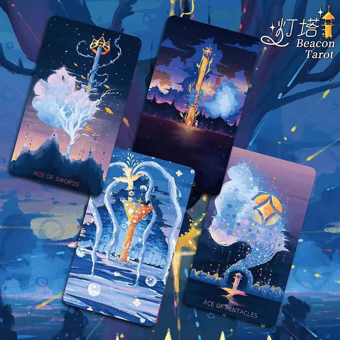 New Lighthouse Tarot Cards Aes - Board Game Queen ulasan dan harga