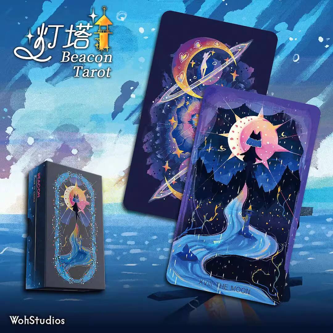 New Lighthouse Tarot Cards Aes - Board Game Queen ulasan dan harga