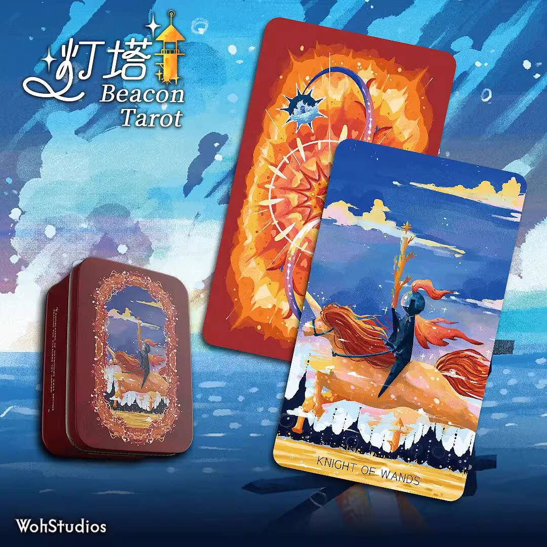 New Lighthouse Tarot Cards Aes - Board Game Queen ulasan dan harga