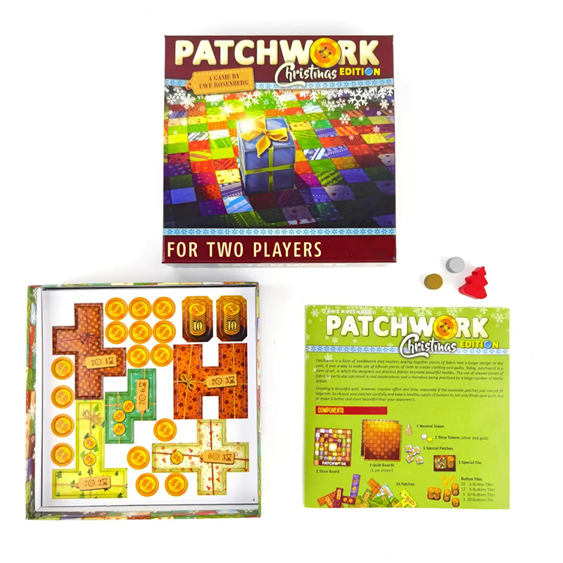 New Patchwork Christmas Board  - Board Game Wingspan ulasan dan harga