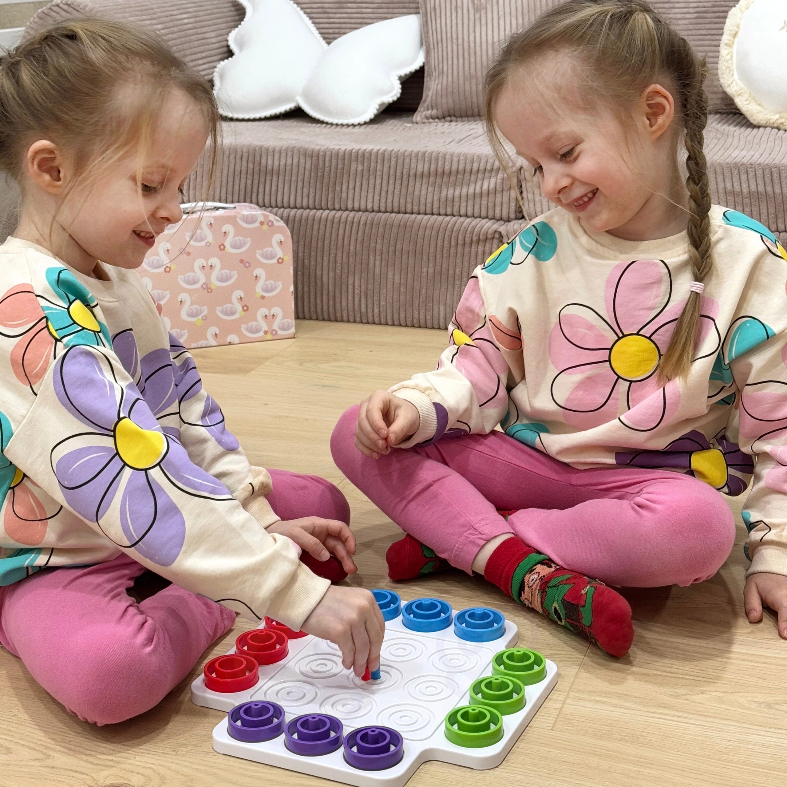 Montessori Stacking Ring Board - Board Game Family ulasan dan harga