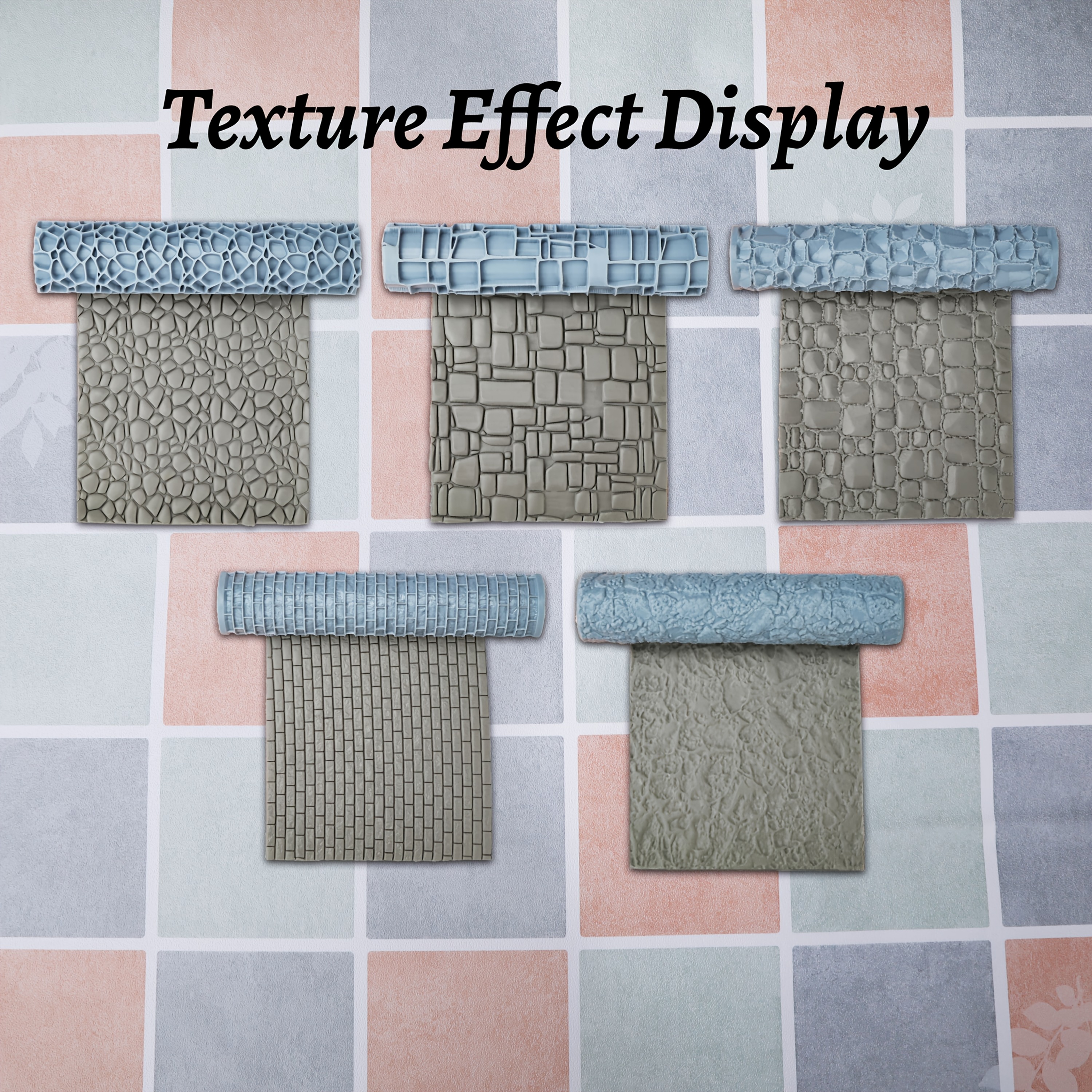 Terrain Texture Roller Set - C - Miniature Terrain Set ulasan dan harga