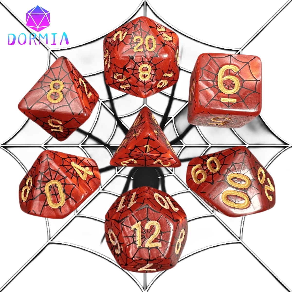 Polyhedral DND Dice Set in Spi - Board Game Web ulasan dan harga