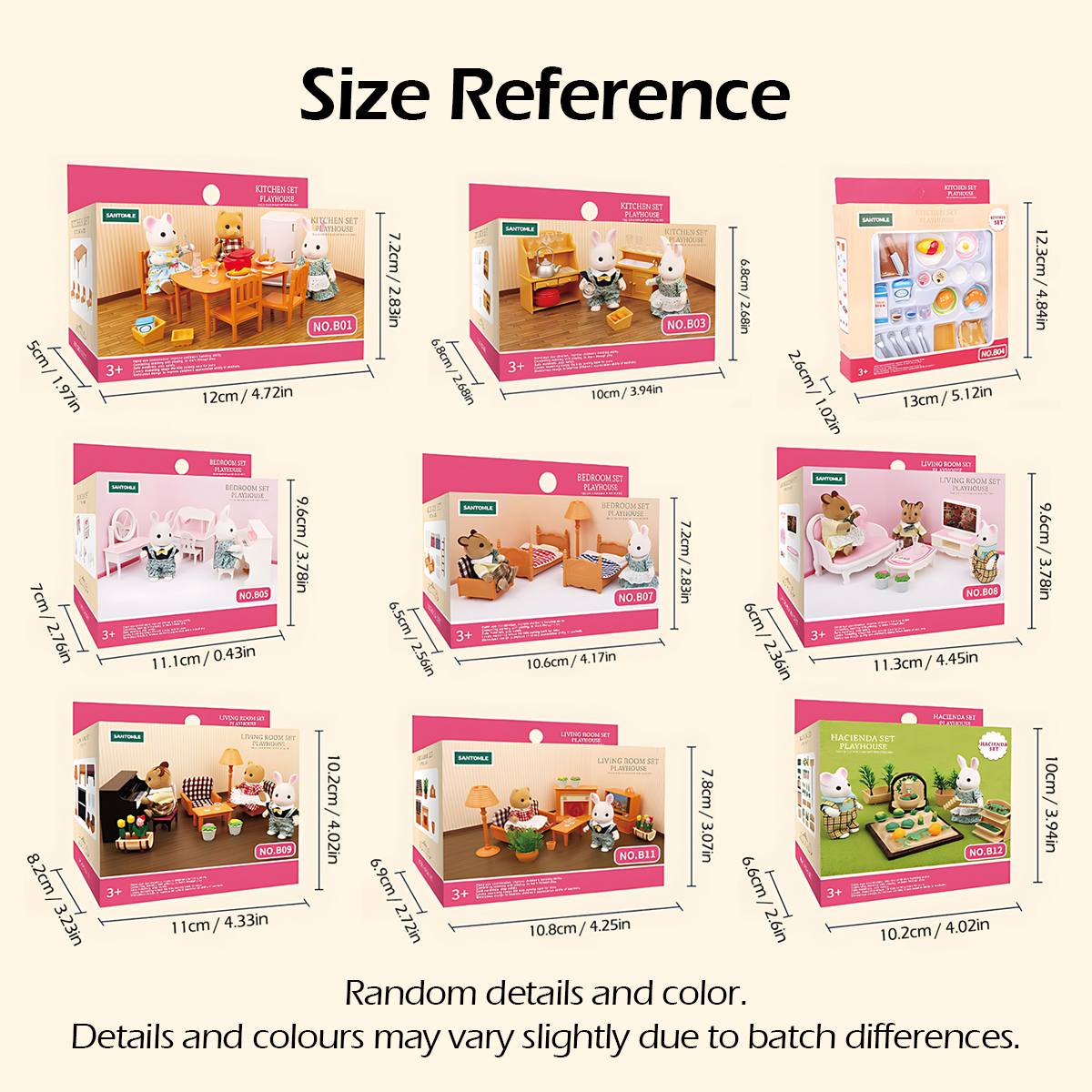 Miniature Furniture 1:12 Dollh - Miniature Terrain Set ulasan dan harga